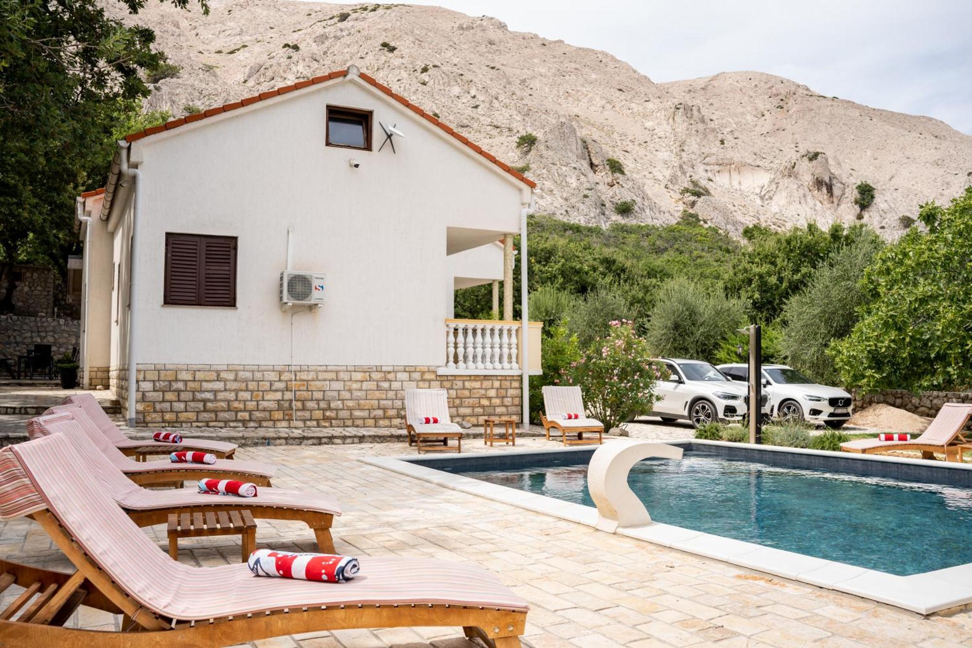 Villa Pag Dubrava Relax With Pool Bosana Luaran gambar
