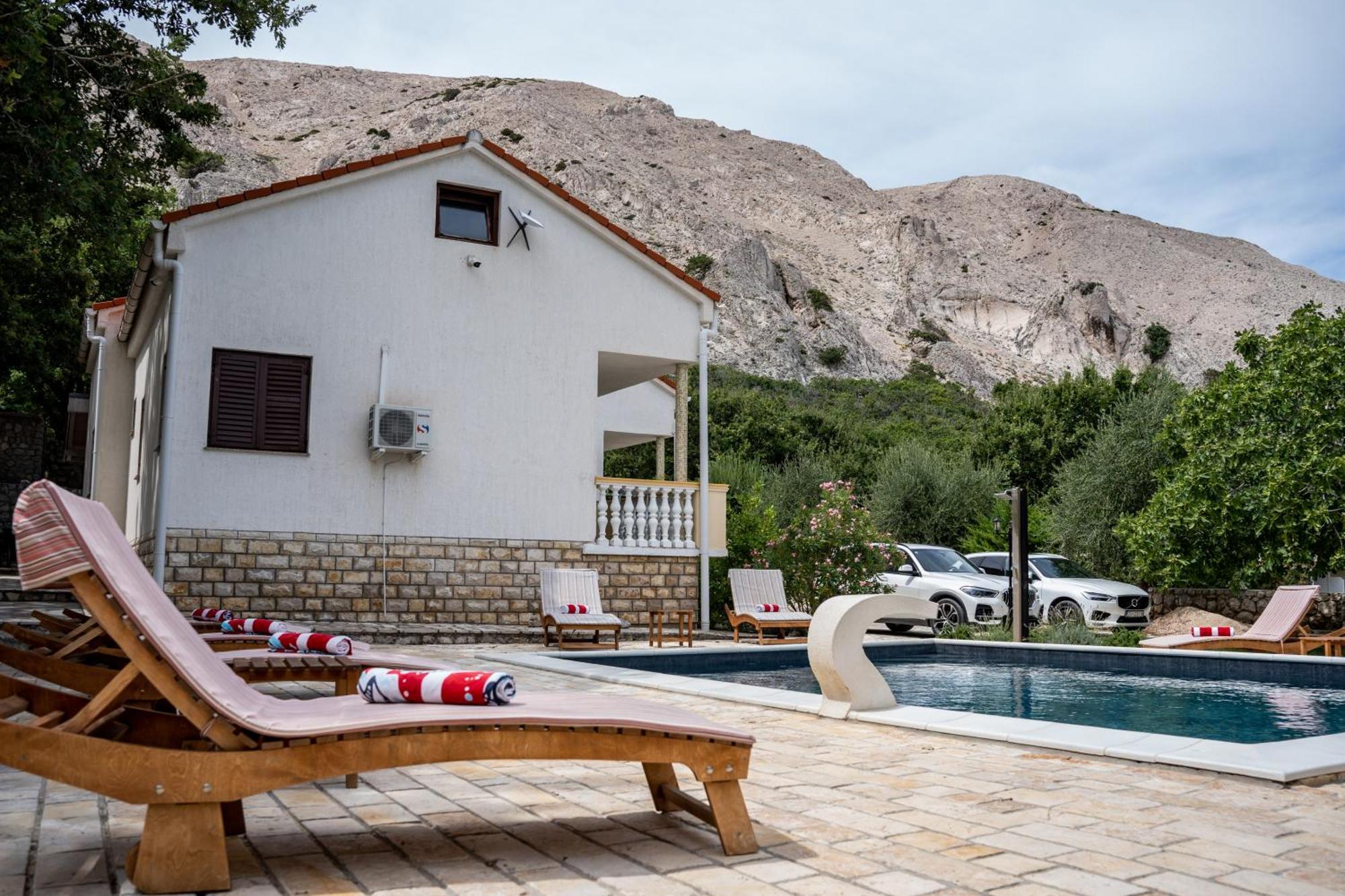 Villa Pag Dubrava Relax With Pool Bosana Luaran gambar