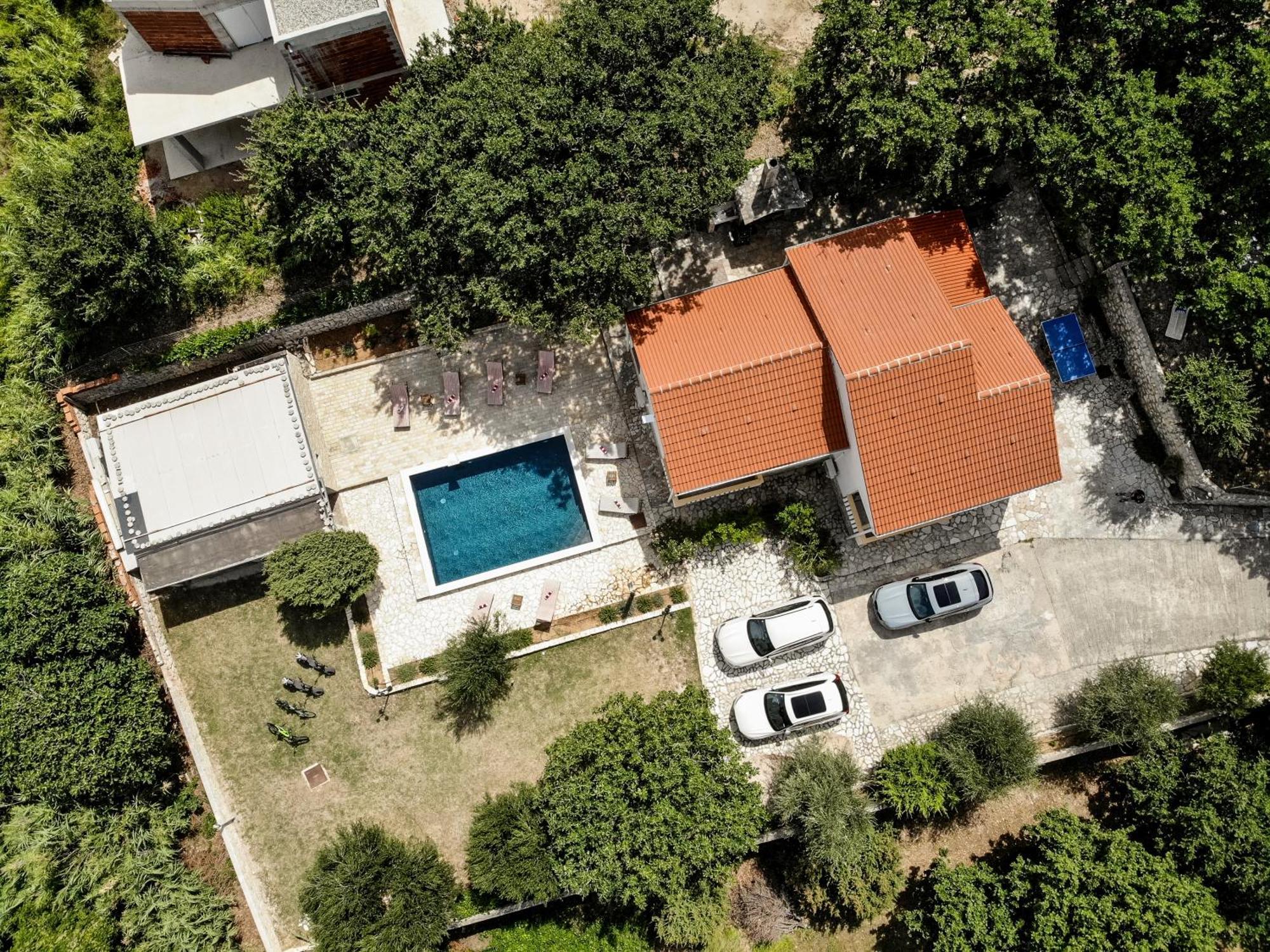 Villa Pag Dubrava Relax With Pool Bosana Luaran gambar