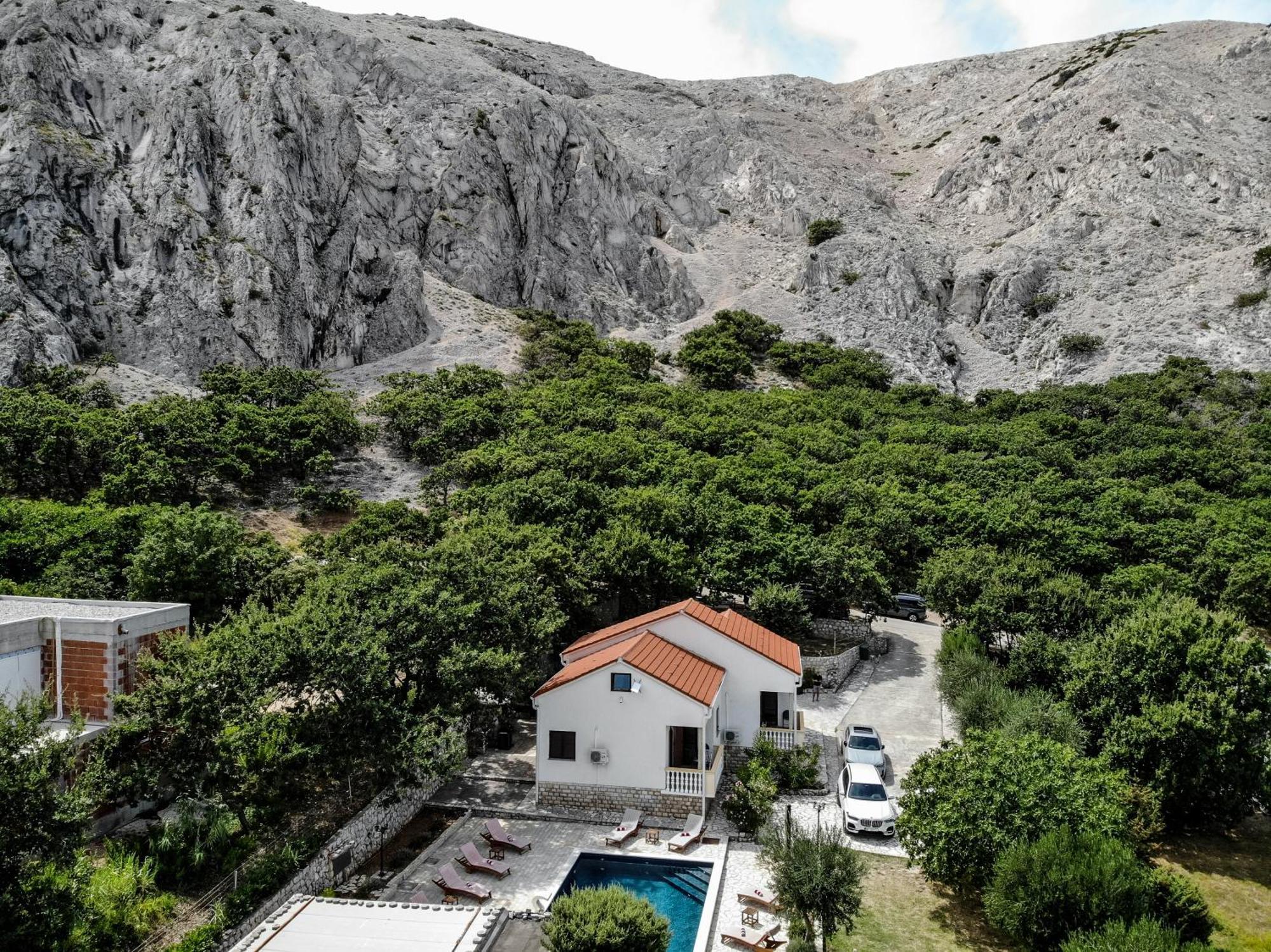 Villa Pag Dubrava Relax With Pool Bosana Luaran gambar