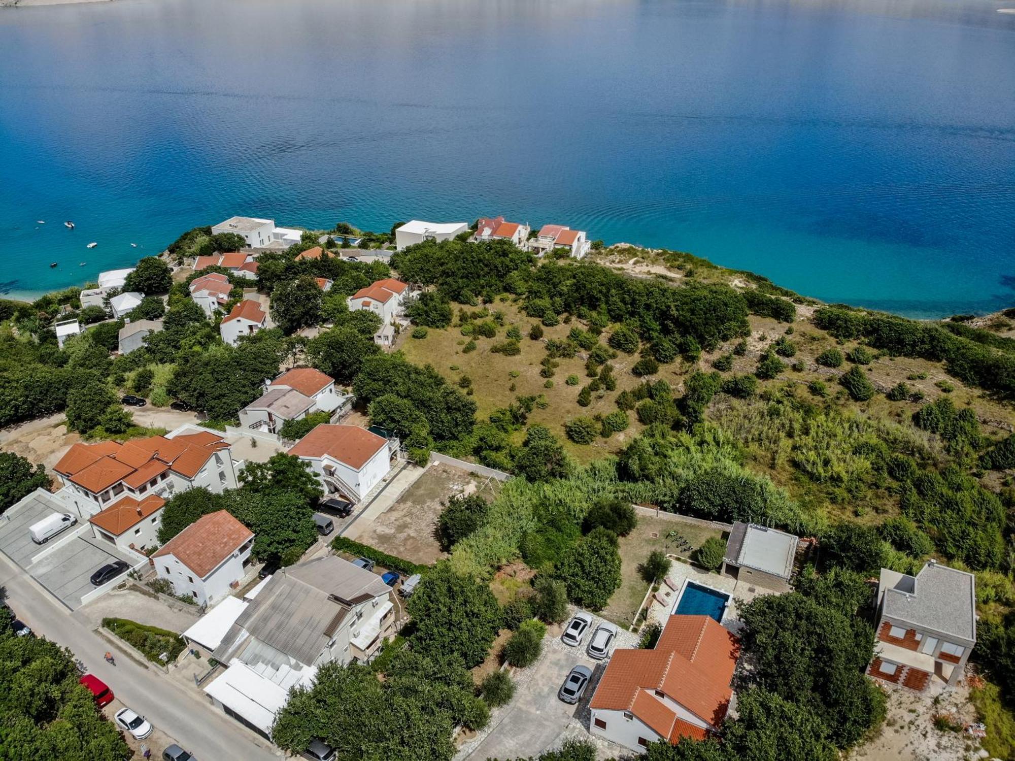 Villa Pag Dubrava Relax With Pool Bosana Luaran gambar